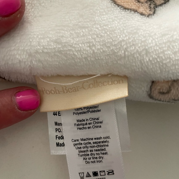 Winnie the Pooh and Amongst the clouds baby swaddle blanket 0-3m nylon closure - Picture 6 of 15